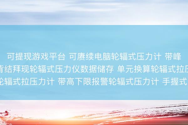 可提现游戏平台 可赓续电脑轮辐式压力计 带峰值保握轮辐式压力计 背结拜现轮辐式压力仪数据储存 单元换算轮辐式拉压力计 带高下限报警轮辐式压力计 手握式电子轮辐压力计